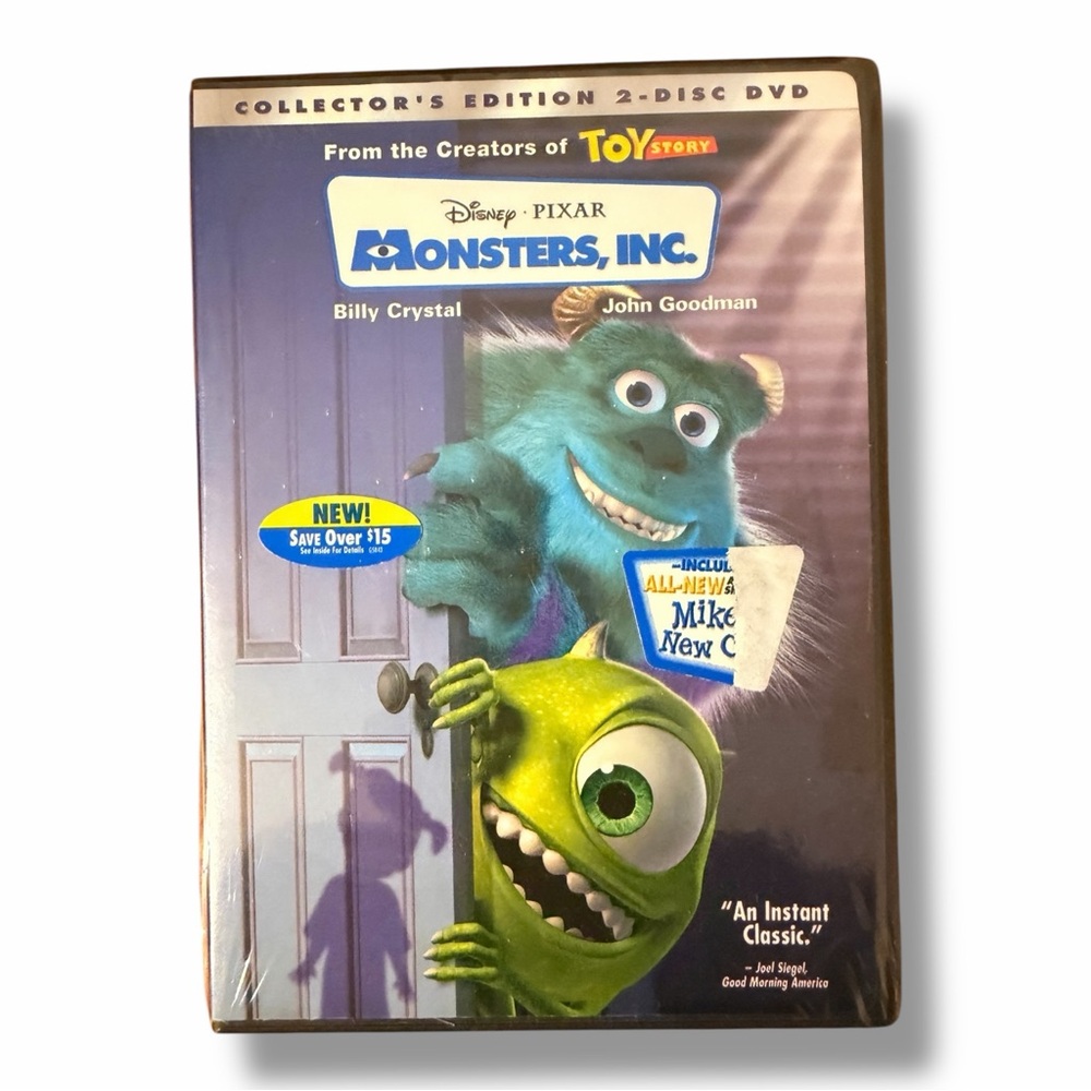 Disney Pixar Monsters, Inc. 2002 Collector's Edition DVD NEW Factory Sealed NOS